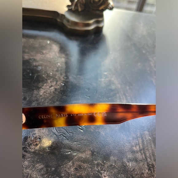 Celine triomphe oval sunglasses Havana - Picture 7 of 16